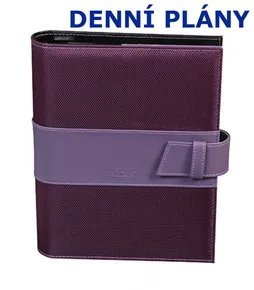 Diář ADK Manager DENNÍ 2017,fialová